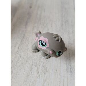Littlest Pet Shop Hasbro 2007 hamster Mouse flower LPS toy